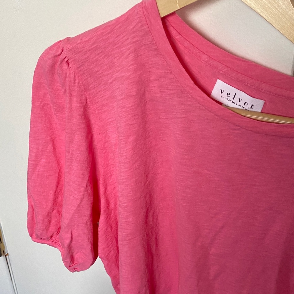 Velvet Women's Short Sleeve Pink Tee